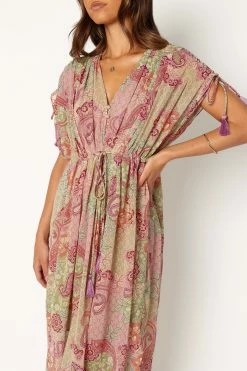 Cyril Maxi Dress - Iris Oasis -Dress Shop petal and pup usa dresses cyril maxi dress iris oasis 34012122579121