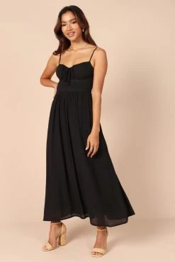 Darcie Sweetheart Neckline Maxi Dress - Black 10 Darcie Sweetheart Neckline Maxi Dress - Black -Dress Shop petal and pup usa dresses darcie sweetheart neckline midi dress black 32187017068721