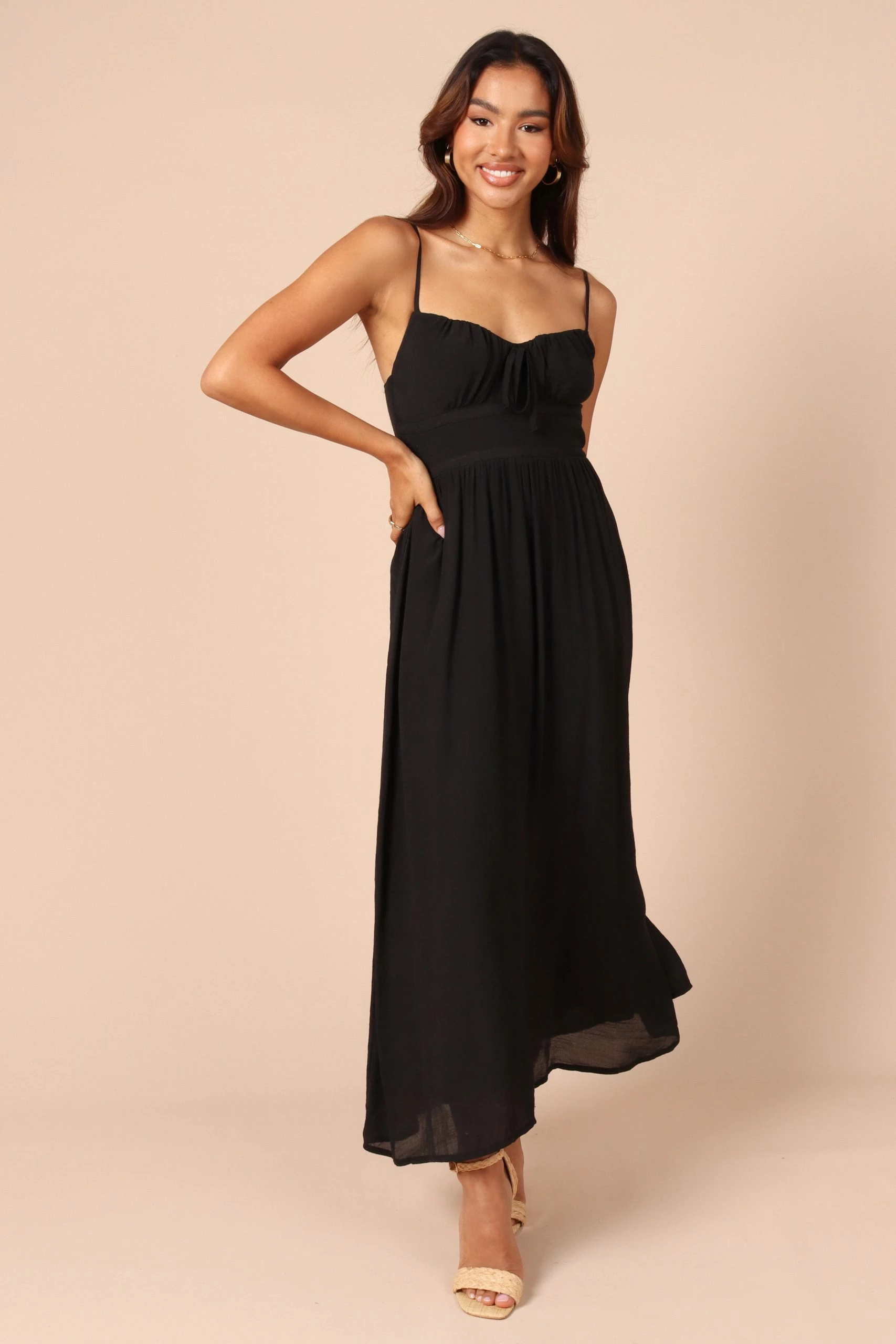 Darcie Sweetheart Neckline Maxi Dress - Black 7 Darcie Sweetheart Neckline Maxi Dress - Black - Image 7