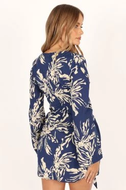 Deliah Long Sleeve Mini Dress - Navy 11 Deliah Long Sleeve Mini Dress - Navy -Dress Shop petal and pup usa dresses deliah long sleeve mini dress navy 33752449941681