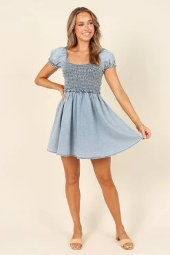 Delirium Dress - Blue -Dress Shop petal and pup usa dresses delirium dress blue 32020555104433
