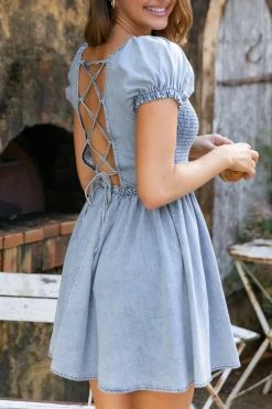 Delirium Dress - Blue -Dress Shop petal and pup usa dresses delirium dress blue 32080701161649