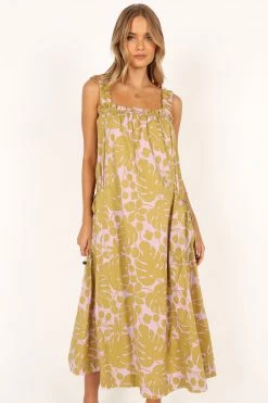 Deva Maxi Dress - Olive -Dress Shop petal and pup usa dresses deva maxi dress olive 33643488116913