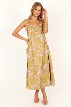 Deva Maxi Dress - Olive -Dress Shop petal and pup usa dresses deva maxi dress olive 33643488247985