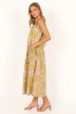 Deva Maxi Dress - Olive -Dress Shop petal and pup usa dresses deva maxi dress olive 33643488280753