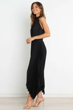 Dominique Dress - Black -Dress Shop petal and pup usa dresses dominique dress black 31410425266353