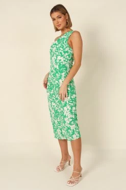 Elias Midi Dress - Green Floral -Dress Shop petal and pup usa dresses elias midi dress green floral 32214001123505