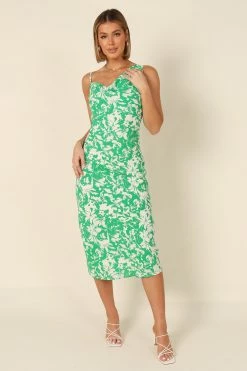Elias Midi Dress - Green Floral -Dress Shop petal and pup usa dresses elias midi dress green floral 32214001189041