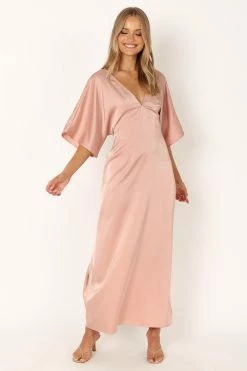 Eliza Maxi Dress - Pink -Dress Shop petal and pup usa dresses eliza maxi dress pink 33904594452657