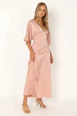 Eliza Maxi Dress - Pink -Dress Shop petal and pup usa dresses eliza maxi dress pink 33904594518193