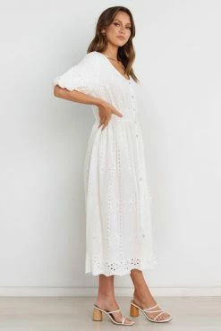 Ellison Dress - White 13 Ellison Dress - White -Dress Shop petal and pup usa dresses ellison dress white 31772693758129