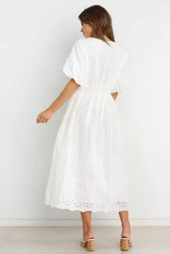 Ellison Dress - White 14 Ellison Dress - White -Dress Shop petal and pup usa dresses ellison dress white 31772693790897