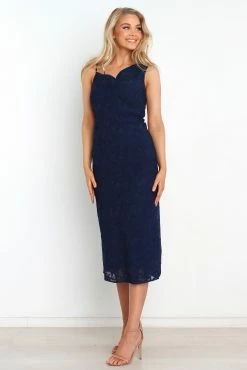 Entice Dress - Navy -Dress Shop petal and pup usa dresses entice dress navy 31375083372721