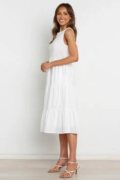 Erhardt Dress - White -Dress Shop petal and pup usa dresses erhardt dress white 32020542488753