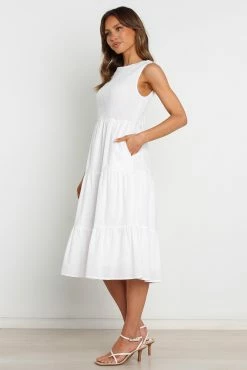 Erhardt Dress - White -Dress Shop petal and pup usa dresses erhardt dress white 32020542521521