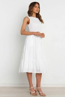 Erhardt Dress - White -Dress Shop petal and pup usa dresses erhardt dress white 32020542587057