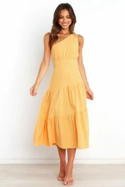 Etienna Dress - Orange -Dress Shop petal and pup usa dresses etienna dress orange 31880239710385