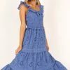 Finley Maxi Dress - Blue
