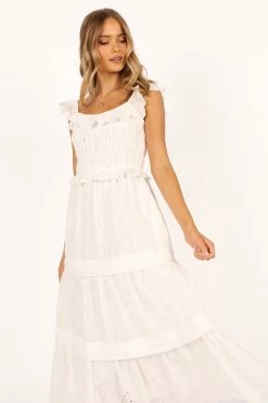 Finley Maxi Dress - White