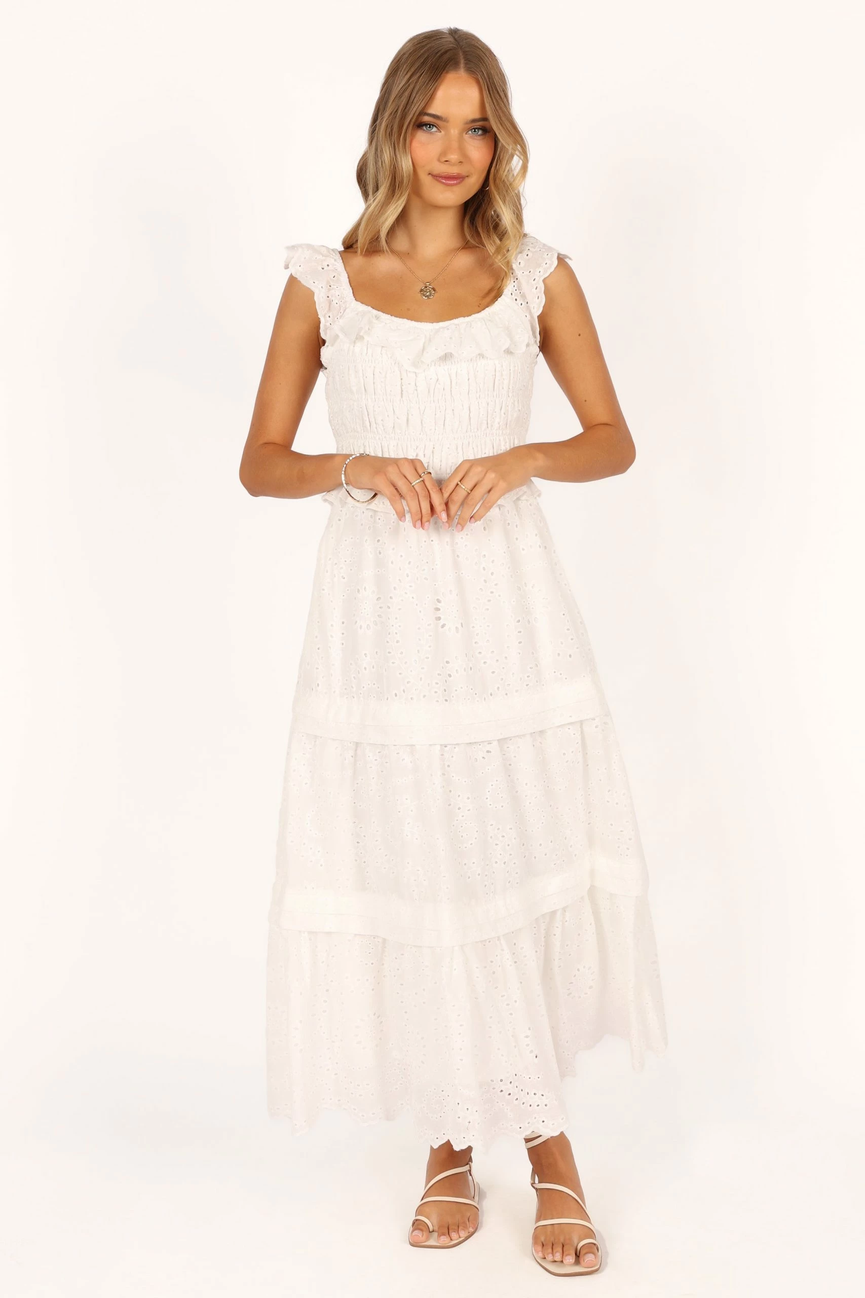 Finley Maxi Dress - White 4 Finley Maxi Dress - White - Image 4