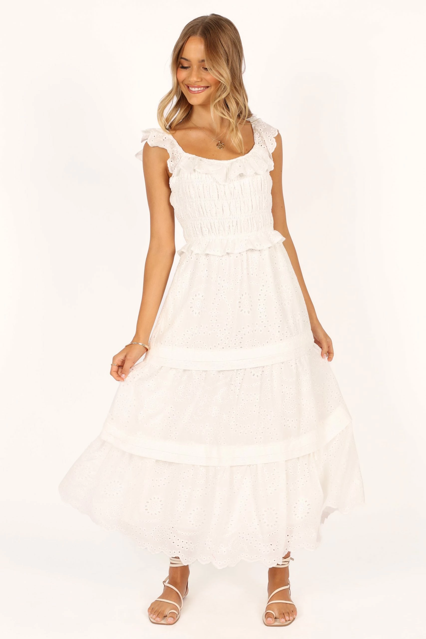 Finley Maxi Dress - White 5 Finley Maxi Dress - White - Image 5