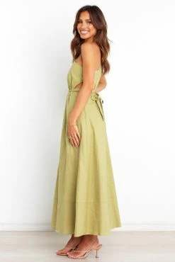 Flock Dress - Olive -Dress Shop petal and pup usa dresses flock dress olive 31760598663345