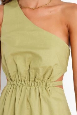 Flock Dress - Olive -Dress Shop petal and pup usa dresses flock dress olive 31760598794417