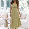 Flock Dress - Olive