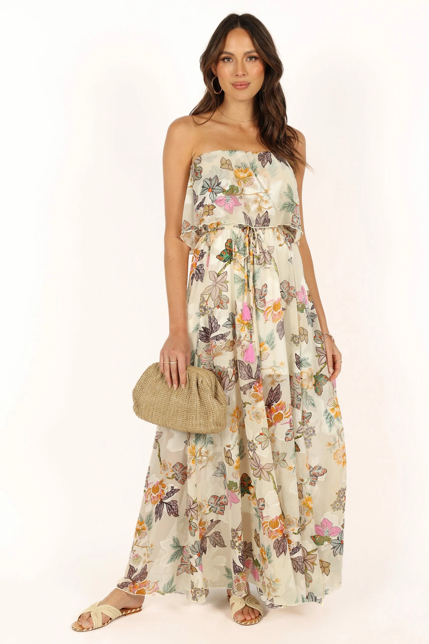 Flora Maxi Dress - Ivory Multi 3 Flora Maxi Dress - Ivory Multi - Image 3