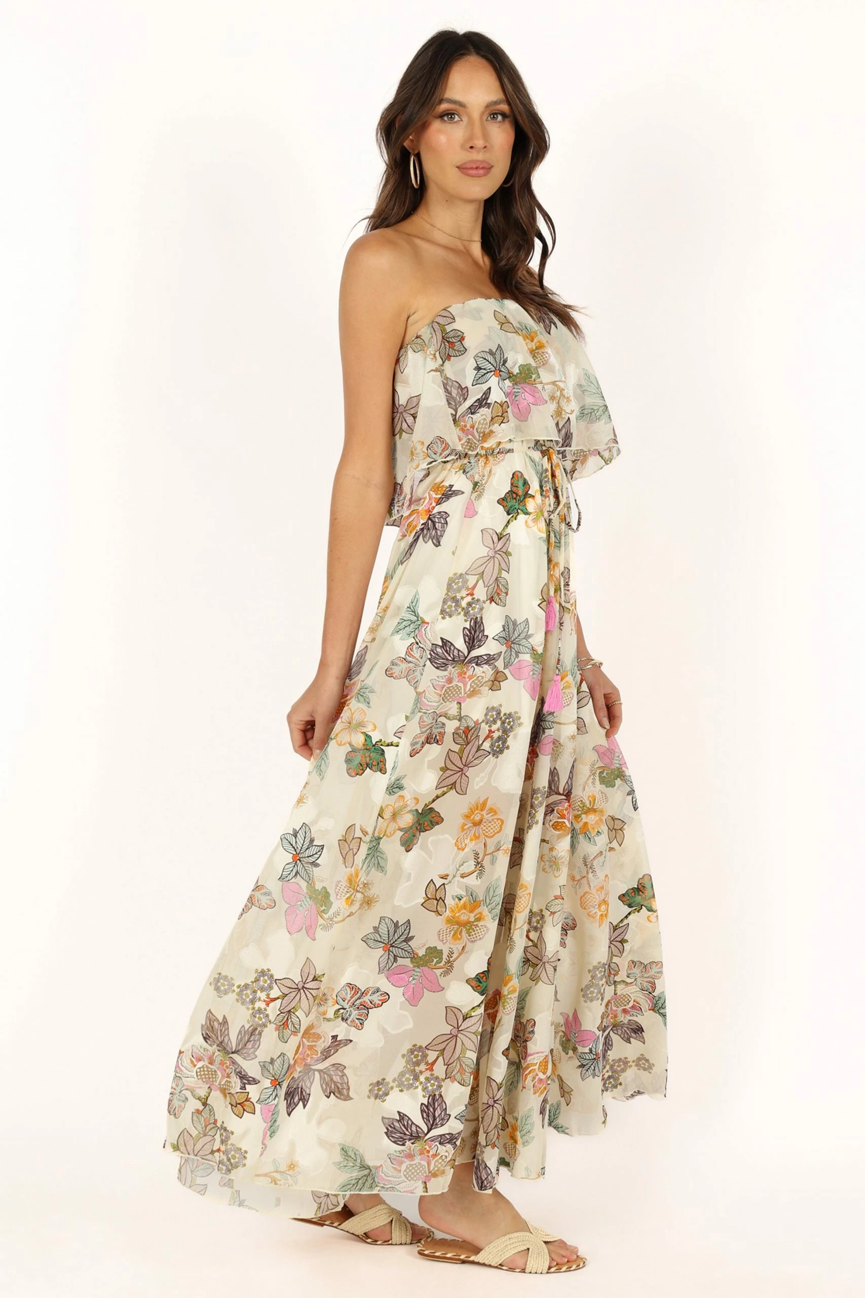 Flora Maxi Dress - Ivory Multi 9 Flora Maxi Dress - Ivory Multi - Image 9