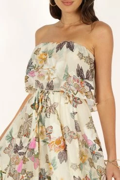 Flora Maxi Dress - Ivory Multi 19 Flora Maxi Dress - Ivory Multi -Dress Shop petal and pup usa dresses flora maxi dress ivory multi 33643512791217
