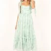 Floret Midi Dress - Sage