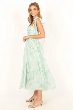 Floret Midi Dress - Sage -Dress Shop petal and pup usa dresses floret midi dress sage 33815349625009