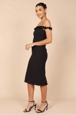 Florez Dress - Black -Dress Shop petal and pup usa dresses florez dress black 32269804765361