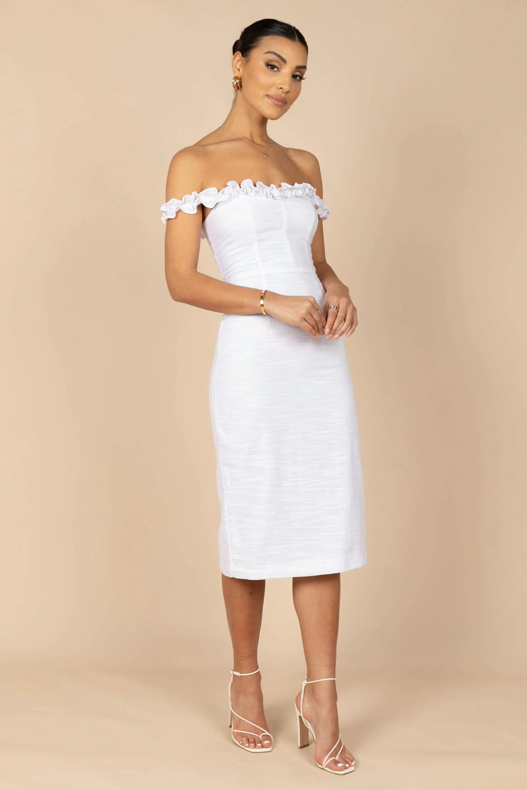 Florez Dress - White 7 Florez Dress - White - Image 7