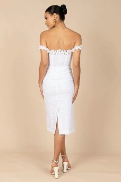 Florez Dress - White 11 Florez Dress - White -Dress Shop petal and pup usa dresses florez dress white 32269808074929