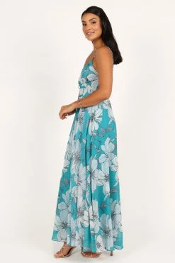 Flourish Maxi Dress - Blue Floral 15 Flourish Maxi Dress - Blue Floral -Dress Shop petal and pup usa dresses flourish maxi dress blue floral 33537185808561