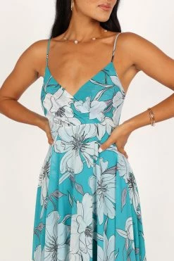 Flourish Maxi Dress - Blue Floral 16 Flourish Maxi Dress - Blue Floral -Dress Shop petal and pup usa dresses flourish maxi dress blue floral 33537185841329