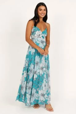 Flourish Maxi Dress - Blue Floral 19 Flourish Maxi Dress - Blue Floral -Dress Shop petal and pup usa dresses flourish maxi dress blue floral 33537185939633