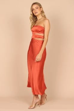 Forelle One Shoulder Cut Out Midi Dress - Rust 10 Forelle One Shoulder Cut Out Midi Dress - Rust -Dress Shop petal and pup usa dresses forelle one shoulder cut out midi dress rust 32396382503089
