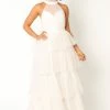Frances Halterneck Maxi Dress - Off White