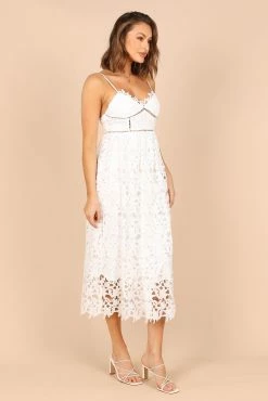 Francheshca Midi Lace Dress - White Lace 10 Francheshca Midi Lace Dress - White Lace -Dress Shop petal and pup usa dresses francheshca midi lace dress white lace 32334001111217