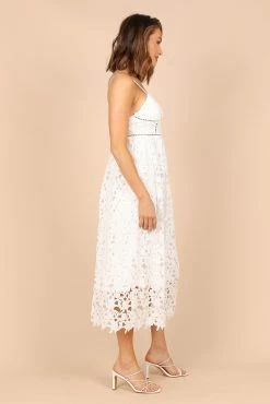 Francheshca Midi Lace Dress - White Lace 11 Francheshca Midi Lace Dress - White Lace -Dress Shop petal and pup usa dresses francheshca midi lace dress white lace 32334001176753