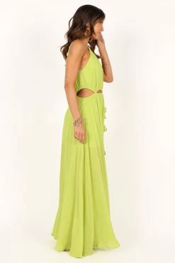 Franco Maxi Dress - Lime Green -Dress Shop petal and pup usa dresses franco maxi dress lime green 33712095101105