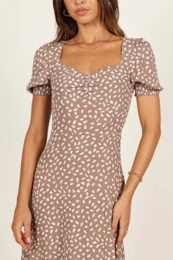 Franklin Dress - Mocha -Dress Shop petal and pup usa dresses franklin dress mocha 33207230431409