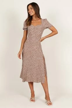 Franklin Dress - Mocha -Dress Shop petal and pup usa dresses franklin dress mocha 33207230595249