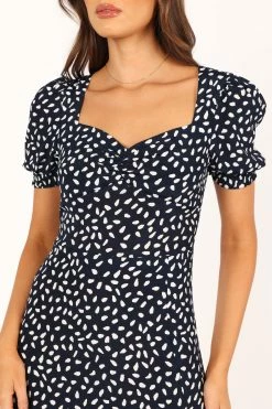Franklin Dress - Navy Print -Dress Shop petal and pup usa dresses franklin dress navy print 33712100114609