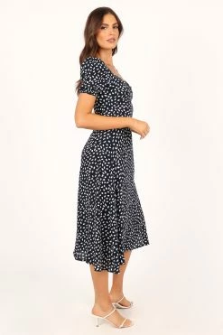 Franklin Dress - Navy Print -Dress Shop petal and pup usa dresses franklin dress navy print 33712100409521