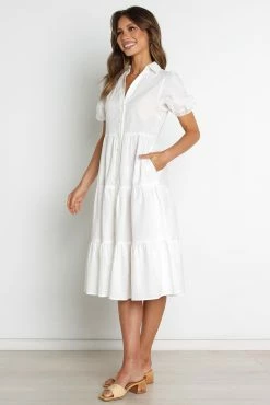 Freda Dress - White -Dress Shop petal and pup usa dresses freda dress white 32050647531697