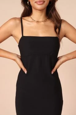 Freyja Bodycon Midi Dress - Black 8 Freyja Bodycon Midi Dress - Black -Dress Shop petal and pup usa dresses freyja bodycon midi dress black 32187007729841